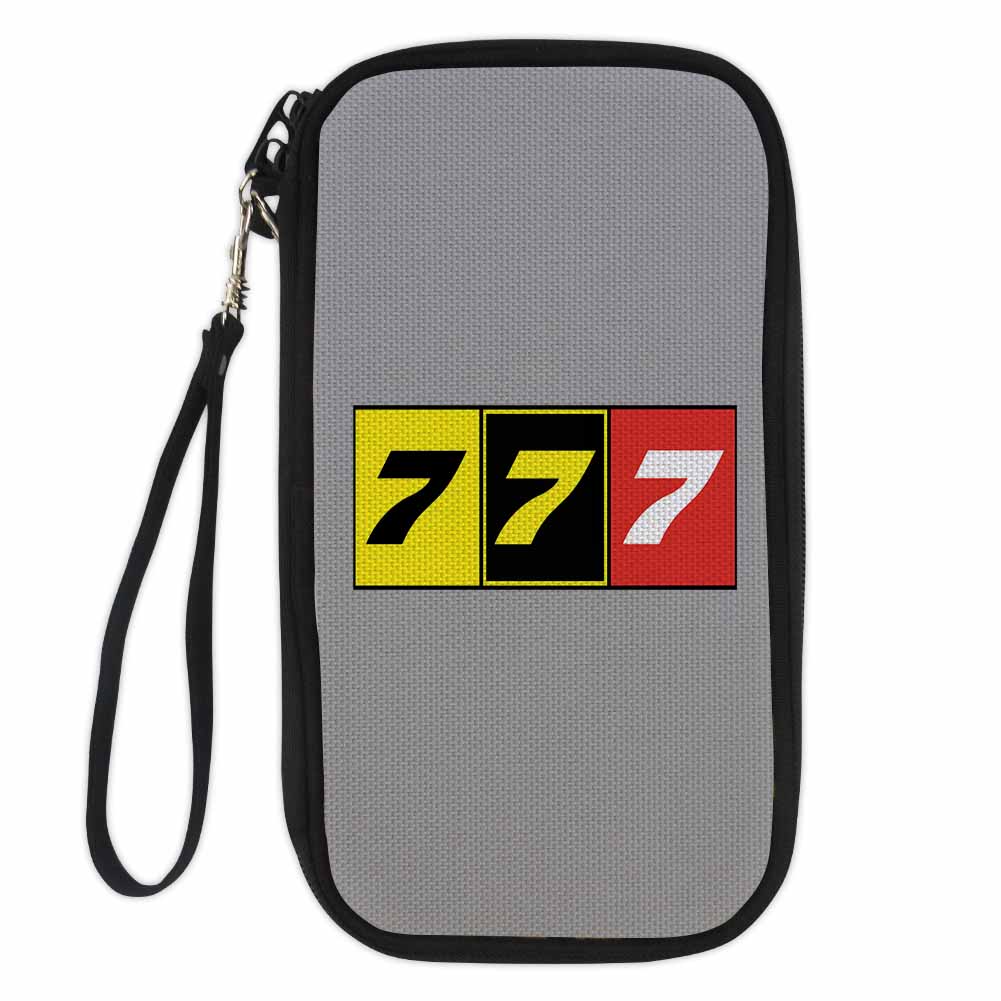 Flat Colourful 777 Designed Travel Cases & Wallets