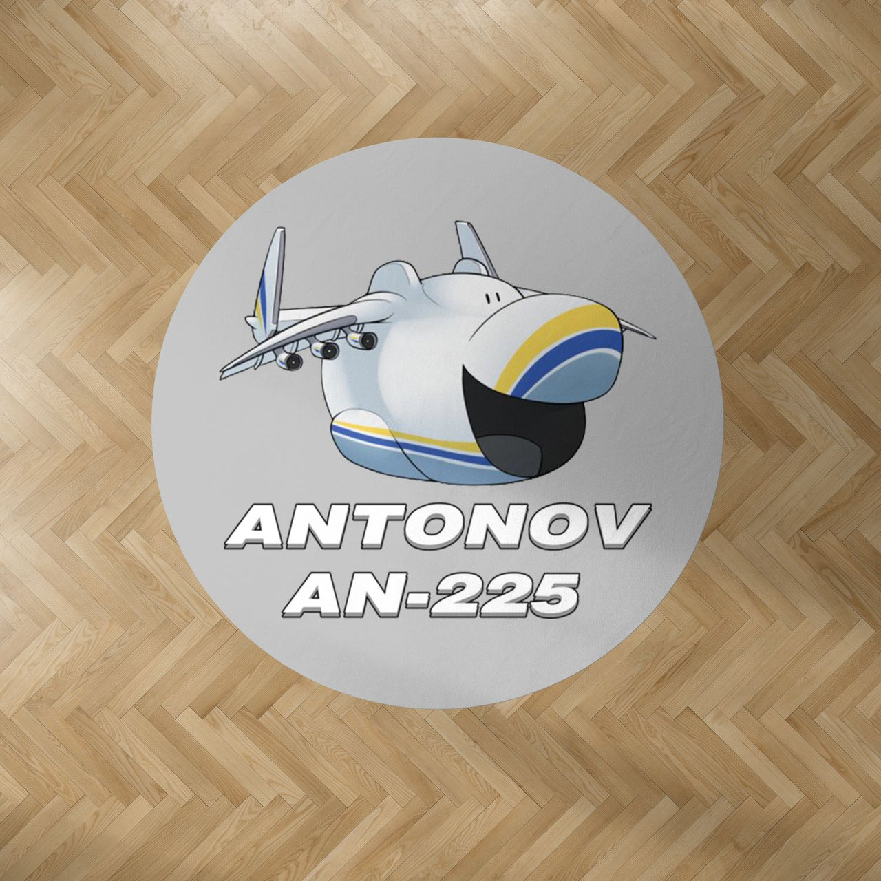 Antonov AN-225 (23) Designed Carpet & Floor Mats (Round)