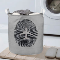 Thumbnail for Aviation Finger Print Designed Laundry Baskets