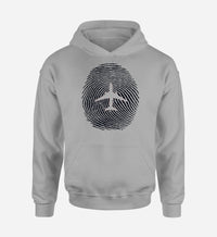 Thumbnail for Aviation Finger Print Designed Hoodies