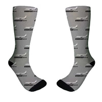 Thumbnail for The Embraer ERJ-175 Designed Socks