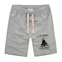 Thumbnail for One Mile of Runway Will Take you Anywhere Designed Cotton Shorts