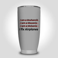 Thumbnail for I Fix Airplanes Designed Tumbler Travel Mugs