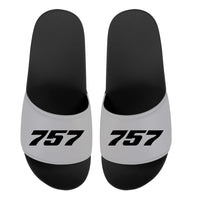 Thumbnail for 757 Flat Text Designed Sport Slippers