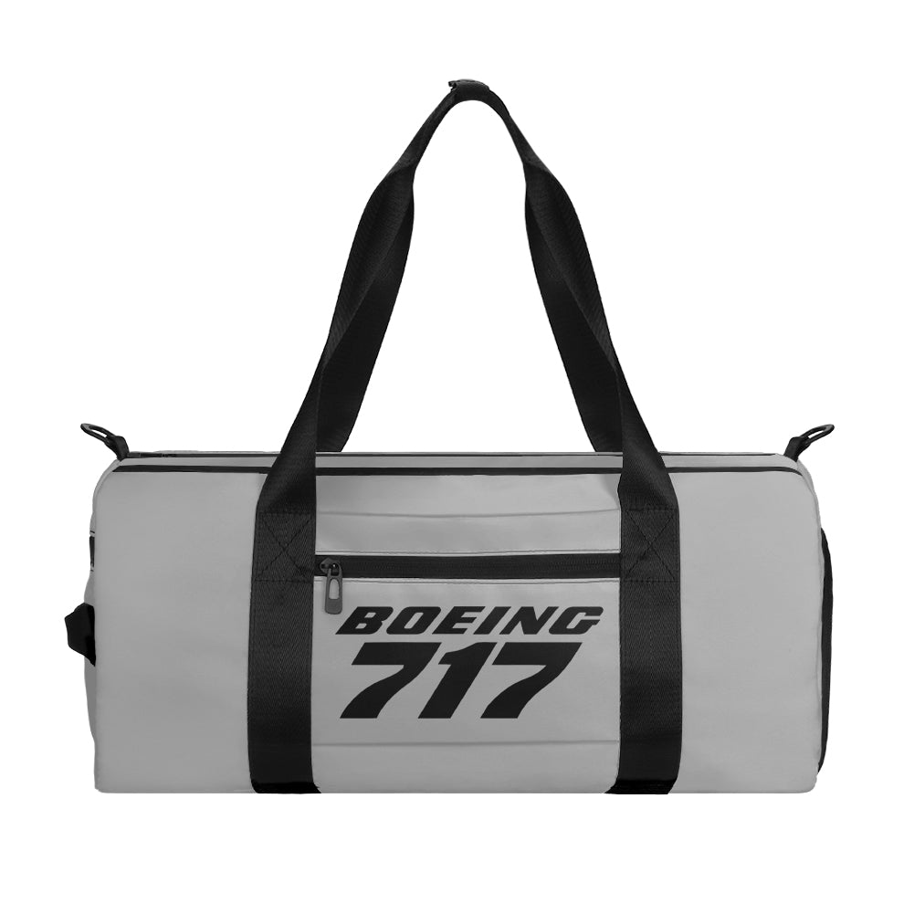 Boeing 717 & Text Designed Sports Bag