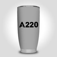 Thumbnail for A220 Flat Text Designed Tumbler Travel Mugs