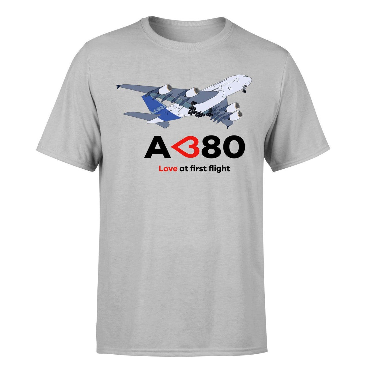 Airbus A380 Love at first flight Designed T-Shirts