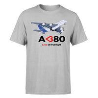 Thumbnail for Airbus A380 Love at first flight Designed T-Shirts