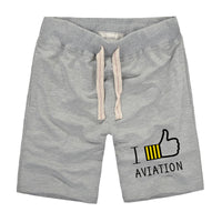Thumbnail for I Like Aviation Designed Cotton Shorts