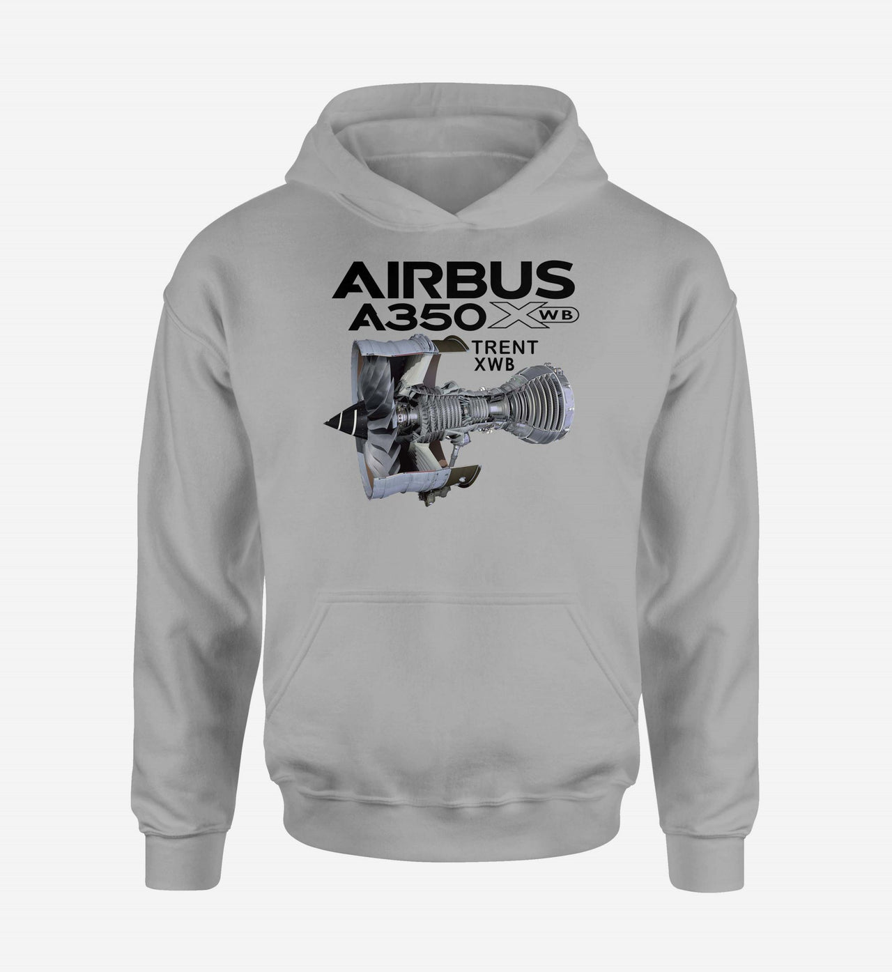 Airbus A350 & Trent Wxb Engine Designed Hoodies