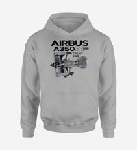 Thumbnail for Airbus A350 & Trent Wxb Engine Designed Hoodies