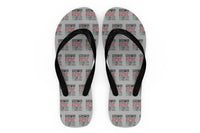 Thumbnail for Student Pilot Label Designed Slippers (Flip Flops)
