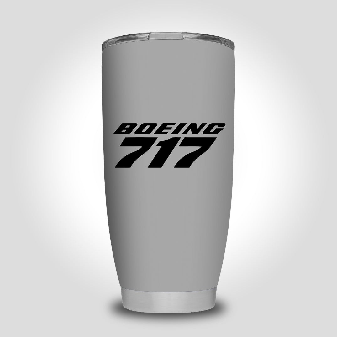 Boeing 717 & Text Designed Tumbler Travel Mugs