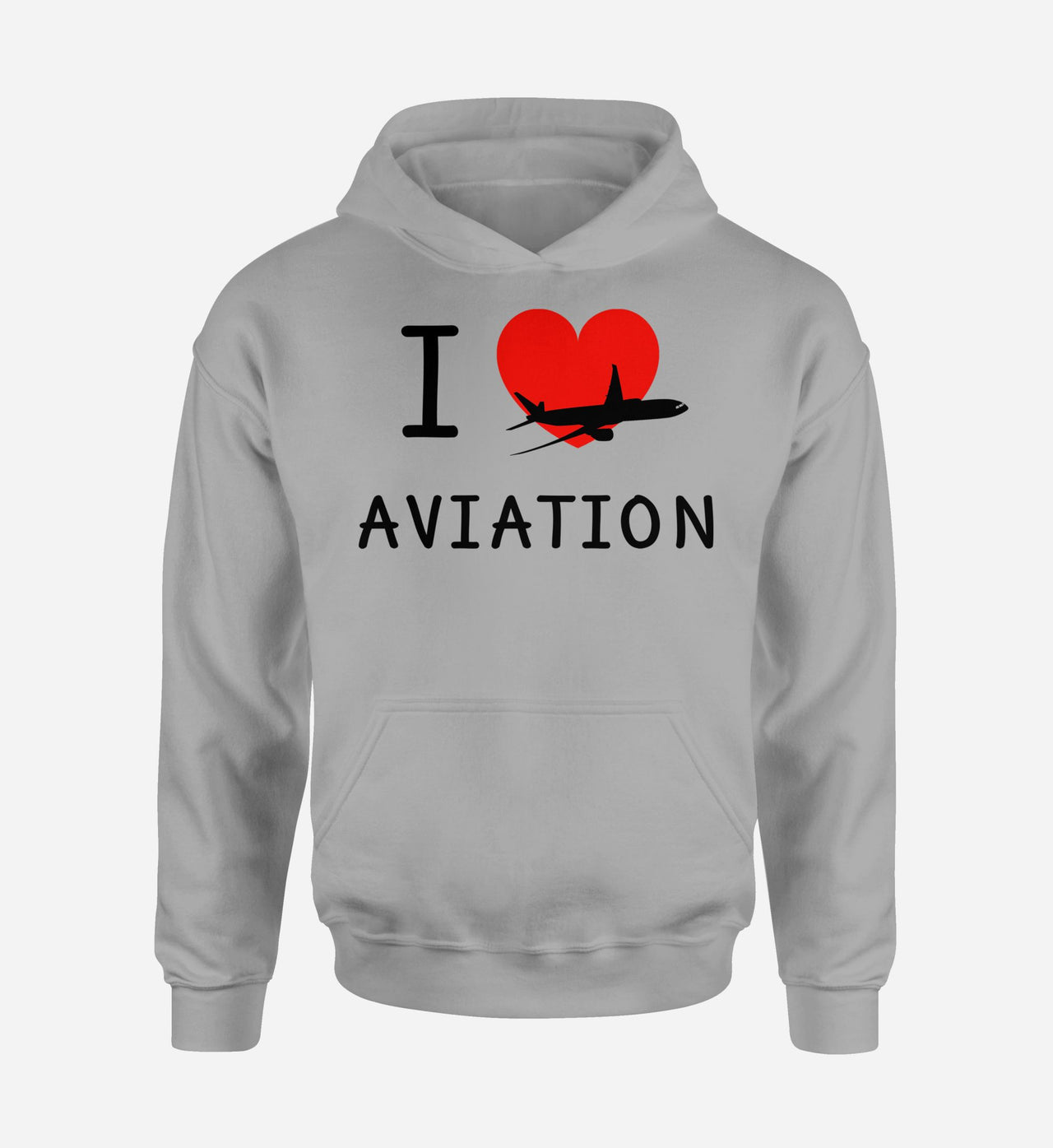I Love Aviation Designed Hoodies