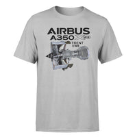 Thumbnail for Airbus A350 & Trent Wxb Engine Designed T-Shirts