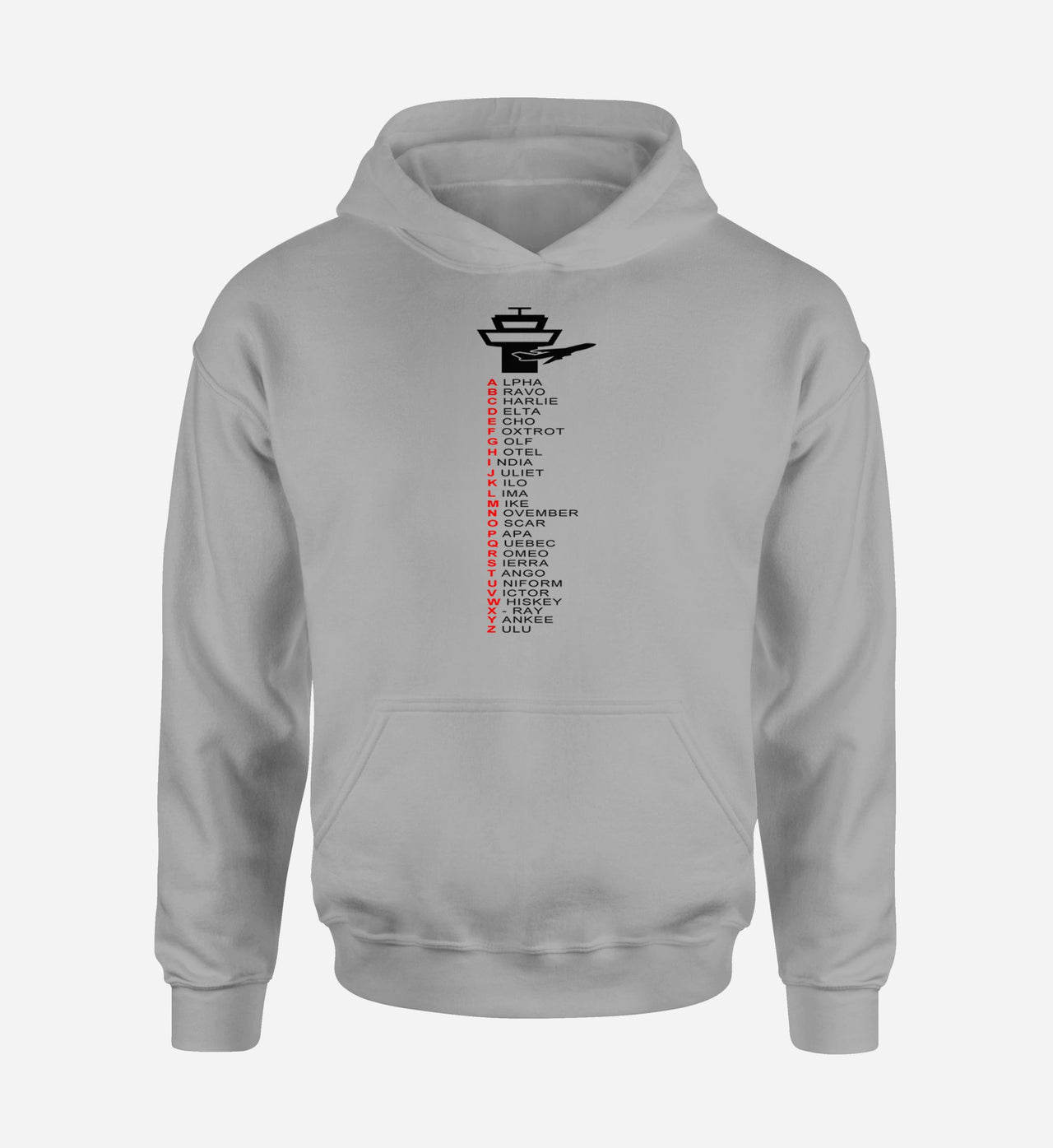 Aviation Alphabet Designed Hoodies