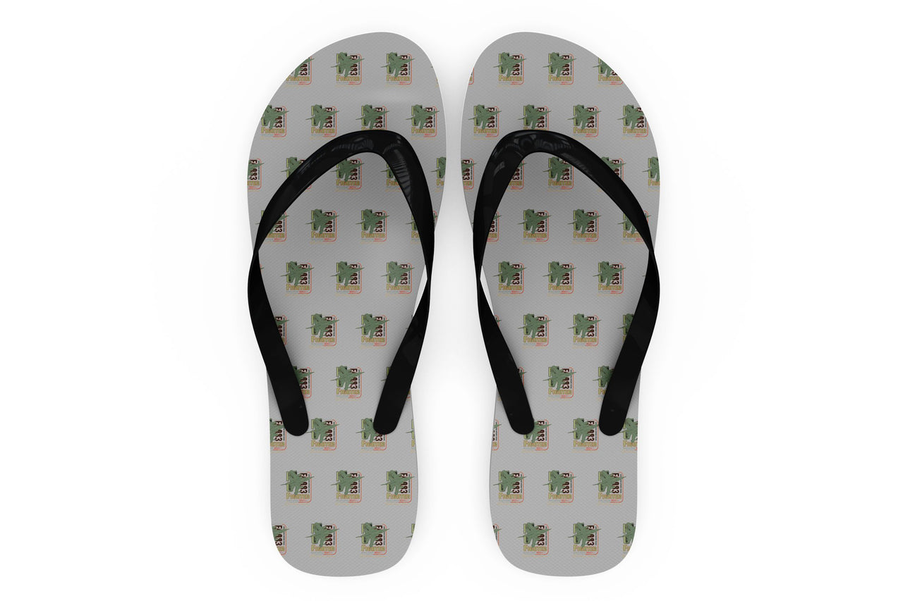 Fighter Machine Designed Slippers (Flip Flops)