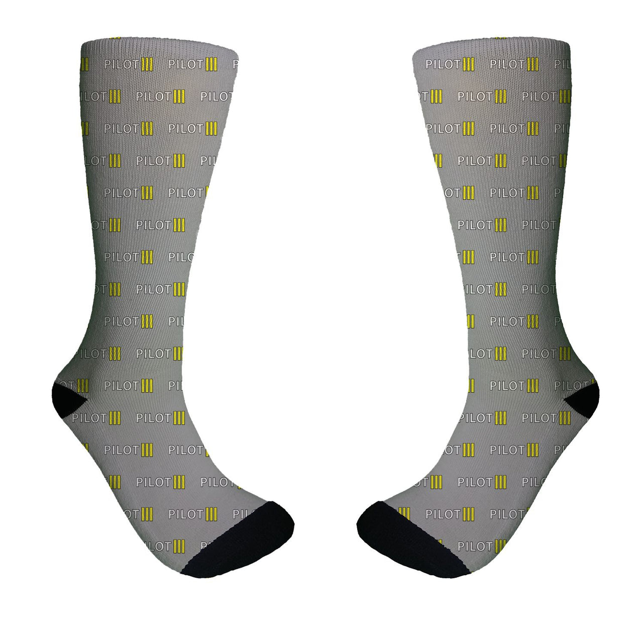 Pilot & Stripes (3 Lines) Designed Socks