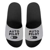 Thumbnail for Auto Pilot Off Designed Sport Slippers