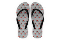 Thumbnail for I Love Aviation Designed Slippers (Flip Flops)