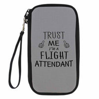 Thumbnail for Trust Me I'm a Flight Attendant Designed Travel Cases & Wallets