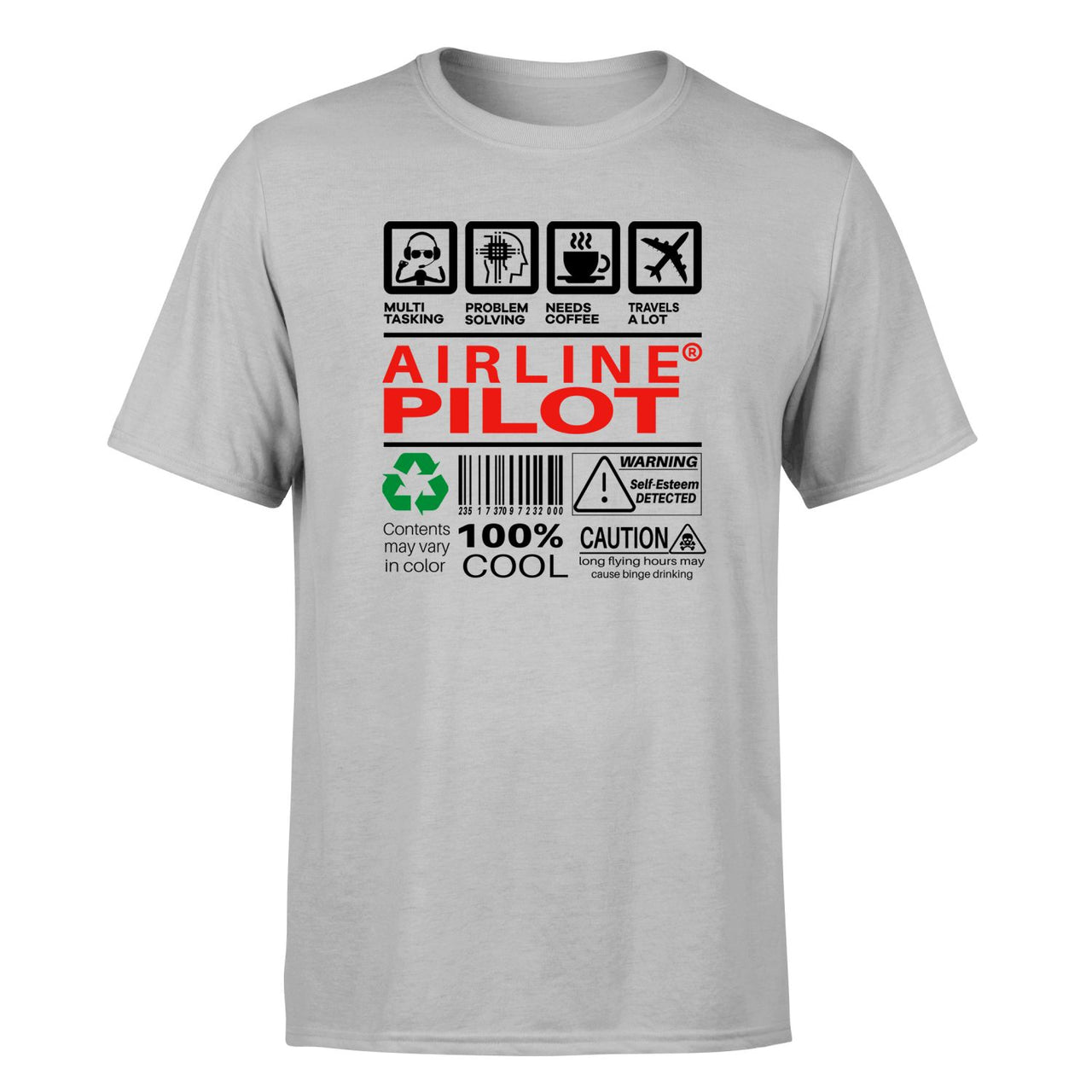 Airline Pilot Label Designed T-Shirts