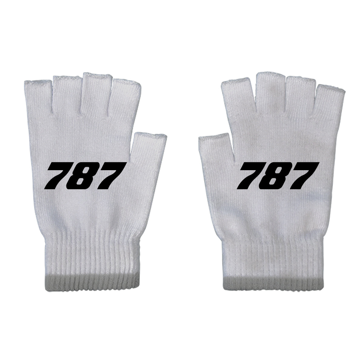 787 Flat Text Designed Cut Gloves