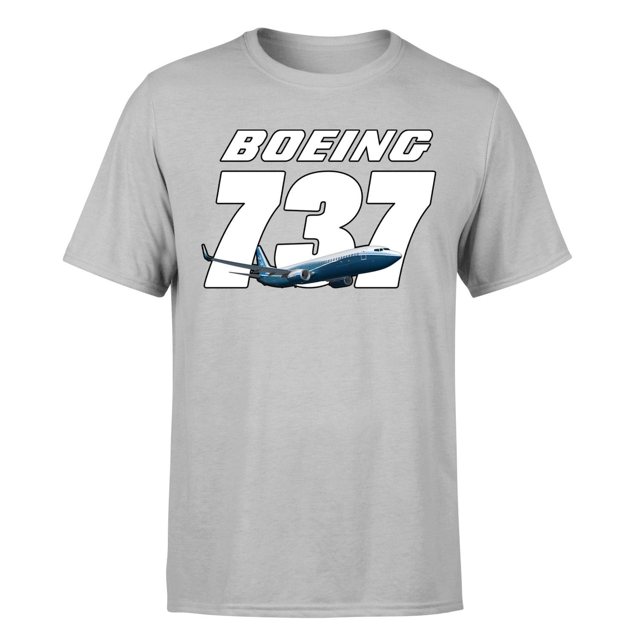 Super Boeing 737+Text Designed T-Shirts