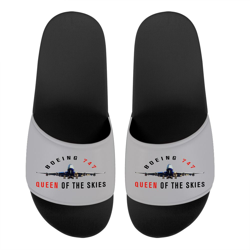 Boeing 747 Queen of the Skies Designed Sport Slippers
