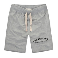 Thumbnail for Travelling All Around The World Designed Cotton Shorts