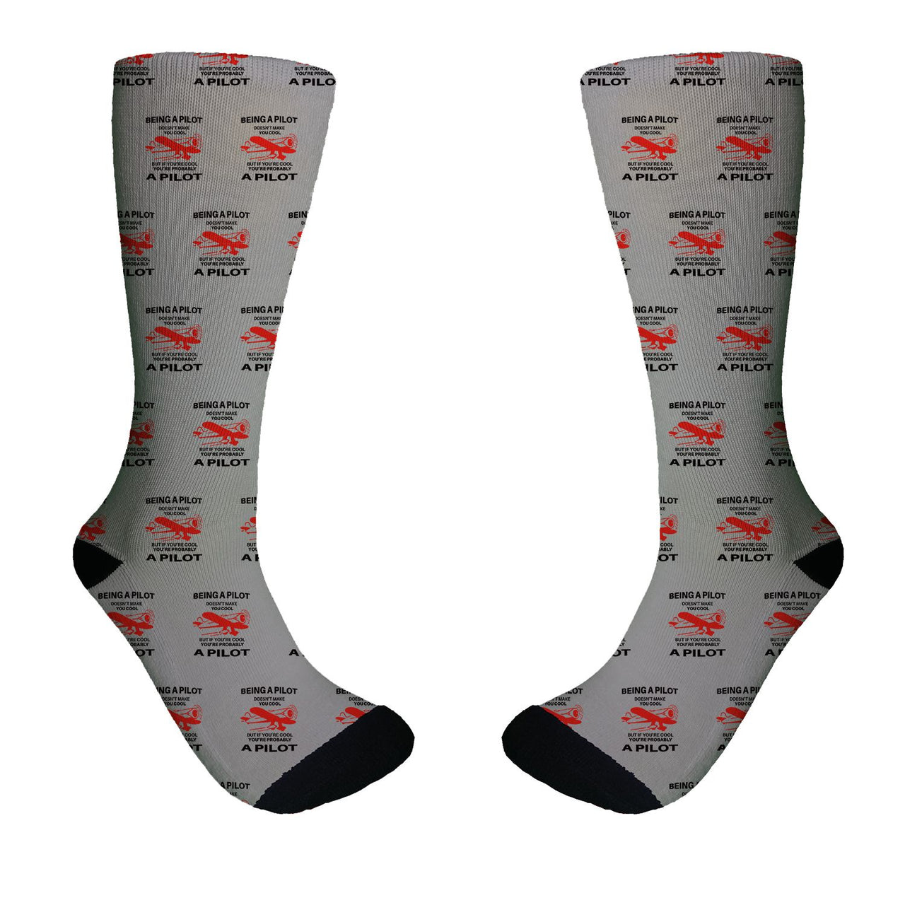 If You're Cool You're Probably a Pilot Designed Socks