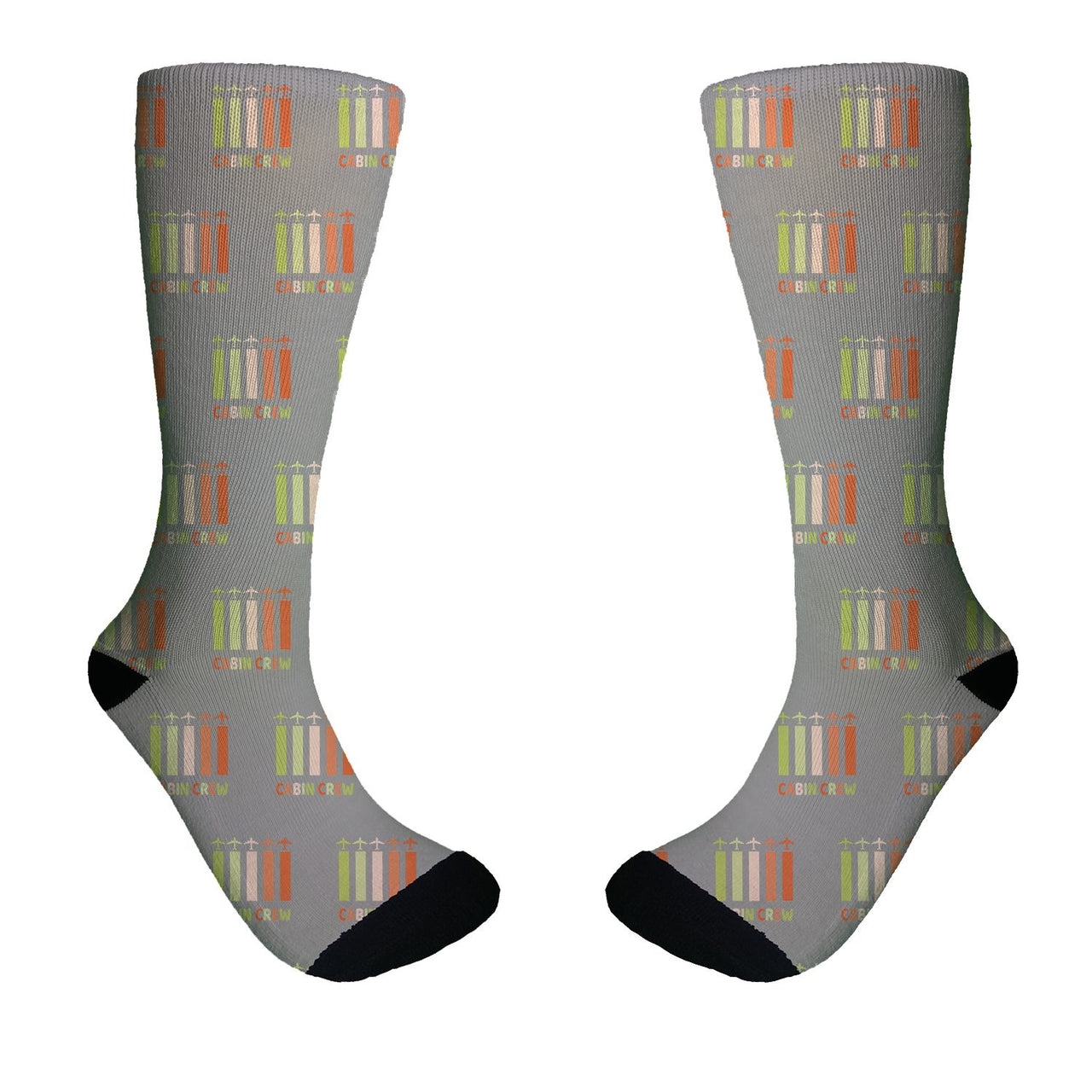Colourful Cabin Crew Designed Socks