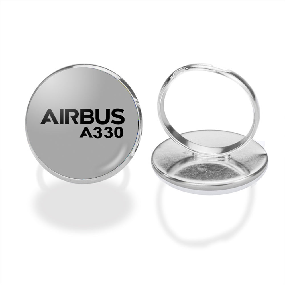 Airbus A330 & Text Designed Rings