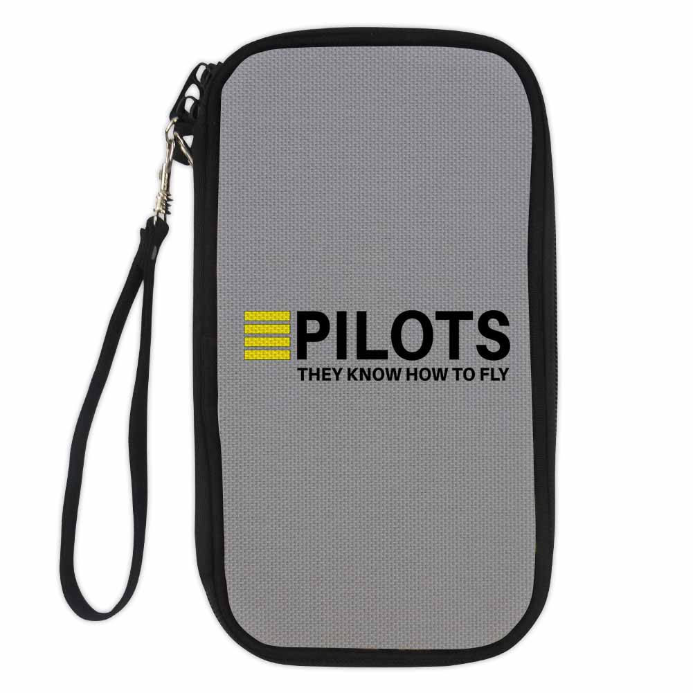 Pilots They Know How To Fly Designed Travel Cases & Wallets