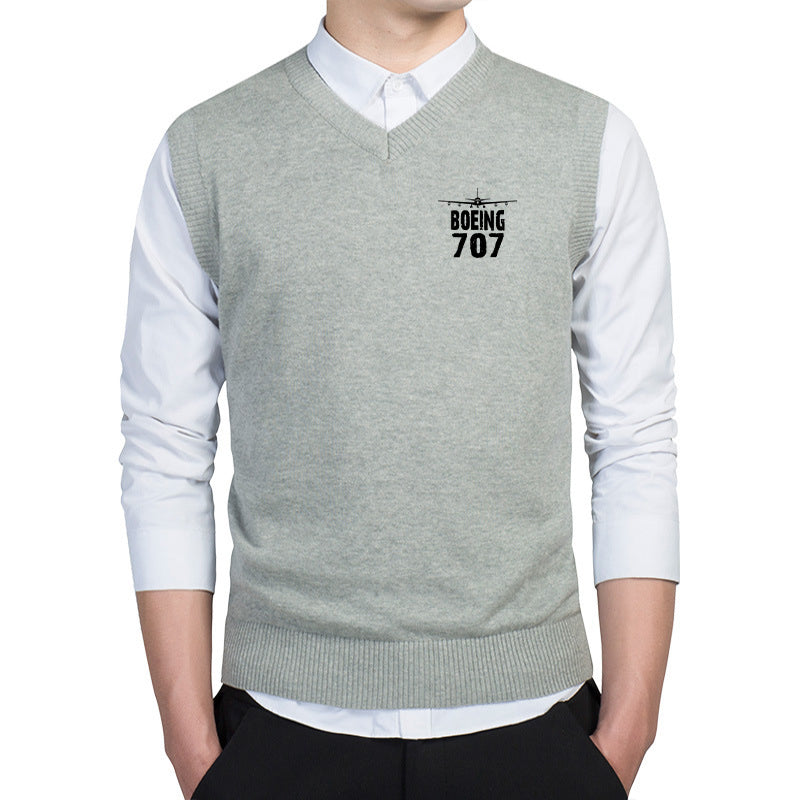 Boeing 707 & Plane Designed Sweater Vests