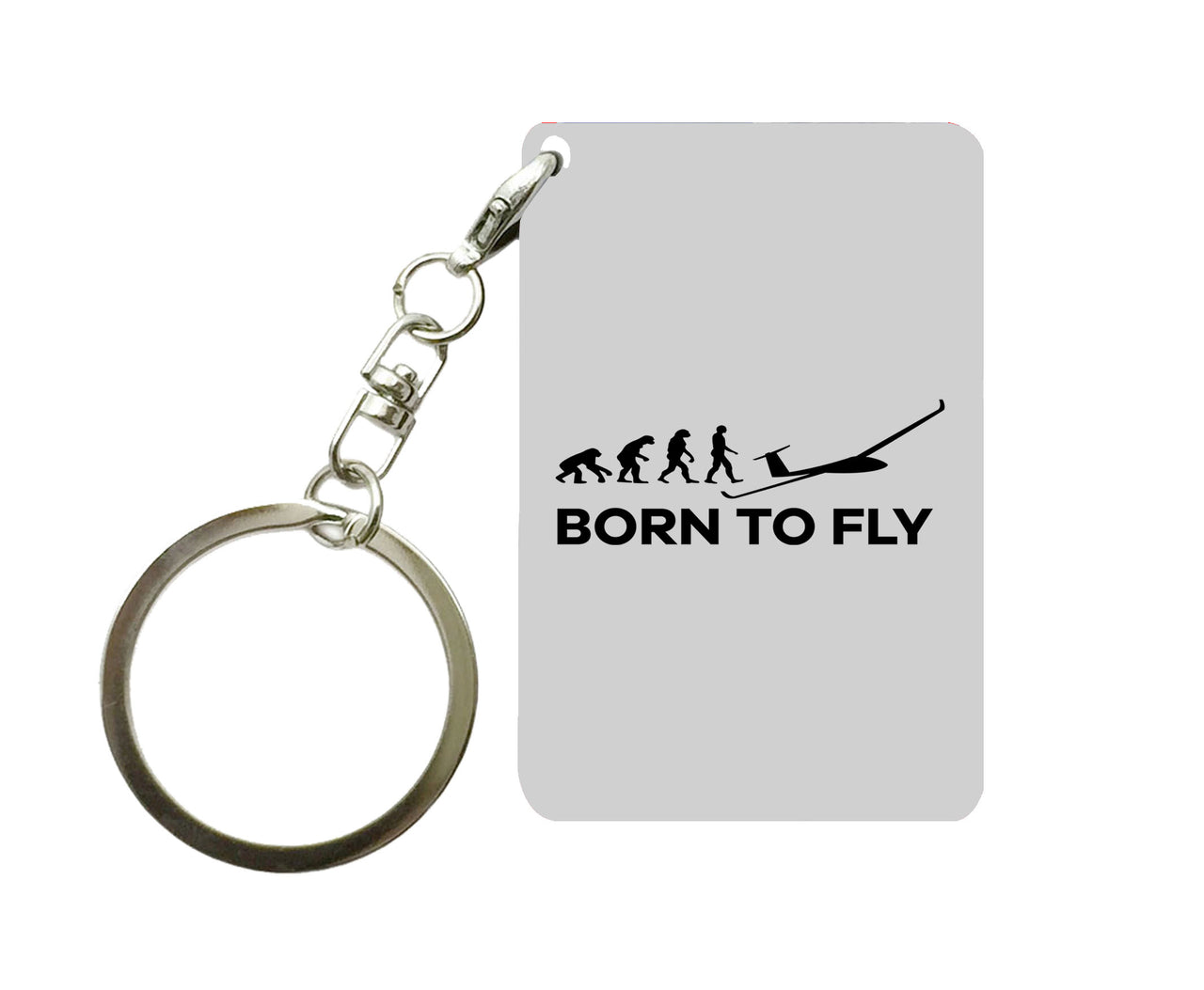 Born To Fly Glider Designed Key Chains
