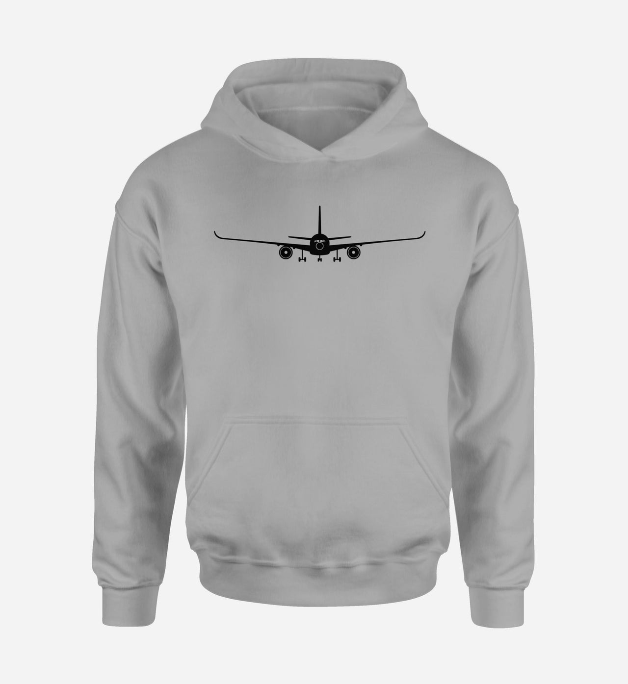Airbus A350 Silhouette Designed Hoodies
