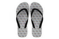Thumbnail for Airbus A380 Love at first flight Designed Slippers (Flip Flops)