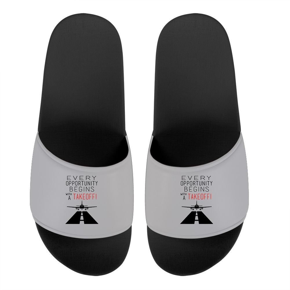 Every Opportunity Designed Sport Slippers