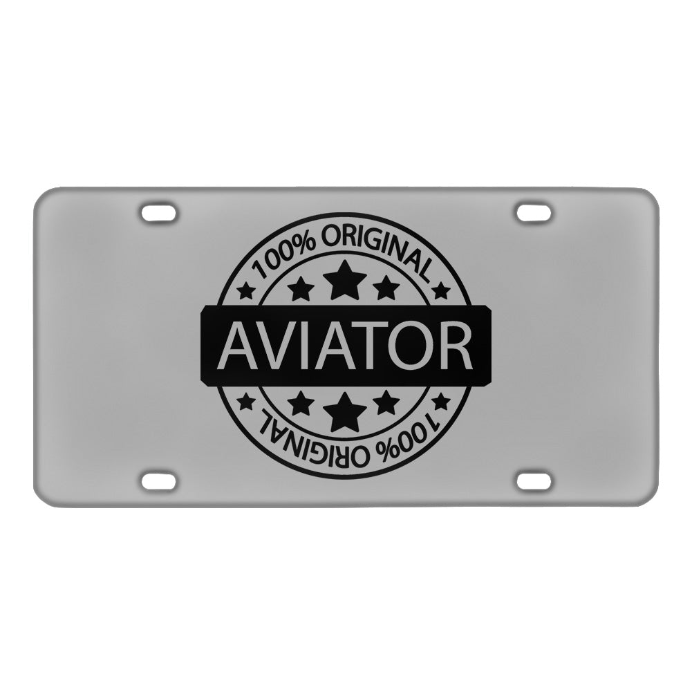 100 Original Aviator Designed Metal (License) Plates