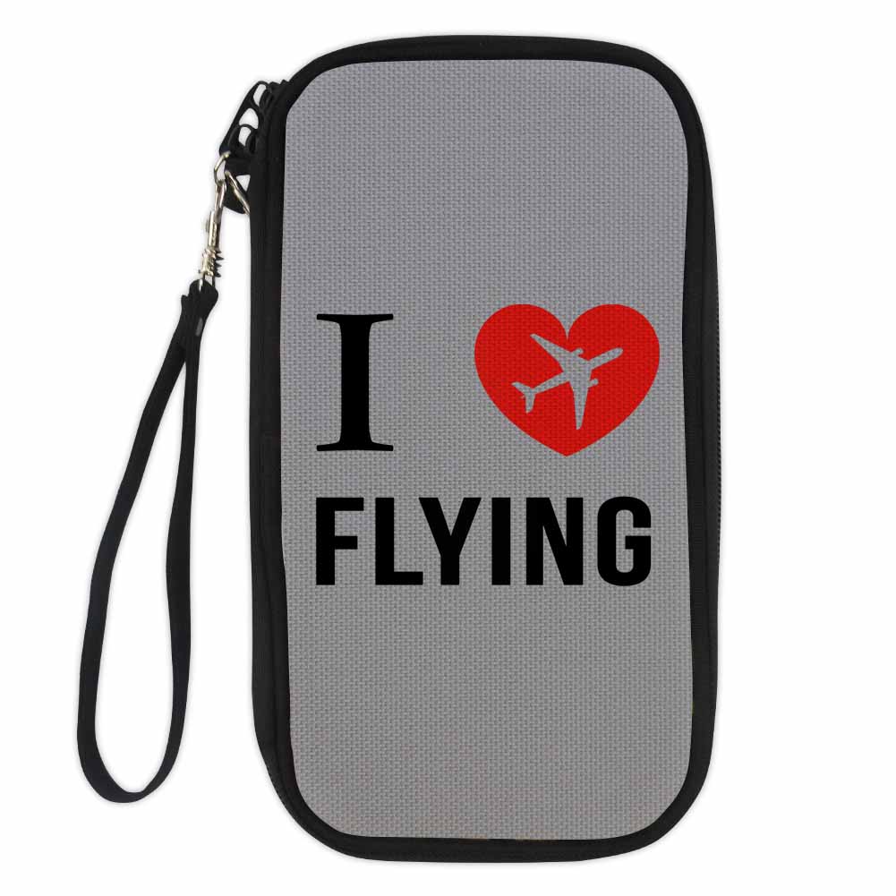 I Love Flying Designed Travel Cases & Wallets