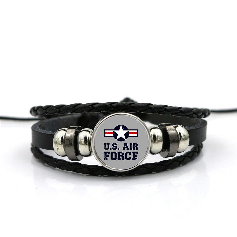 US Air Force Designed Leather Bracelets