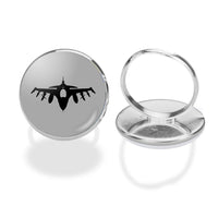 Thumbnail for Fighter Jet 16 Silhouette Designed Rings