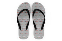 Thumbnail for Let Your Dreams Take Flight Designed Slippers (Flip Flops)