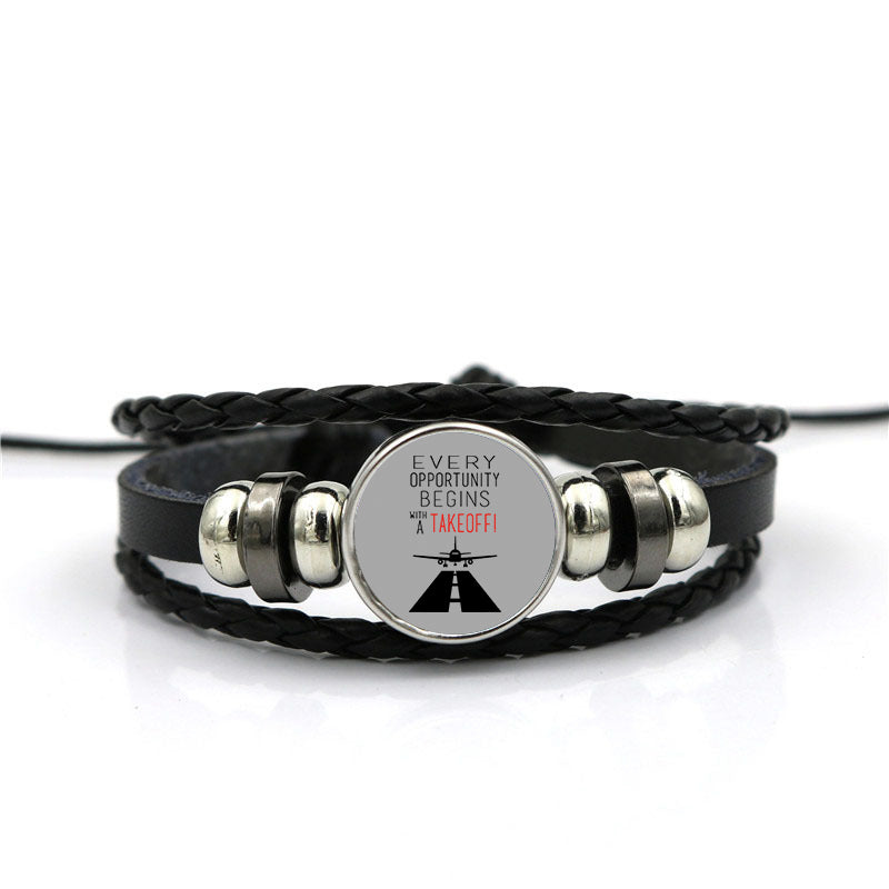 Every Opportunity Designed Leather Bracelets