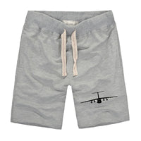 Thumbnail for Ilyushin IL-76 Silhouette Designed Cotton Shorts