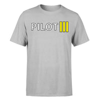 Thumbnail for Pilot & Stripes (3 Lines) Designed T-Shirts