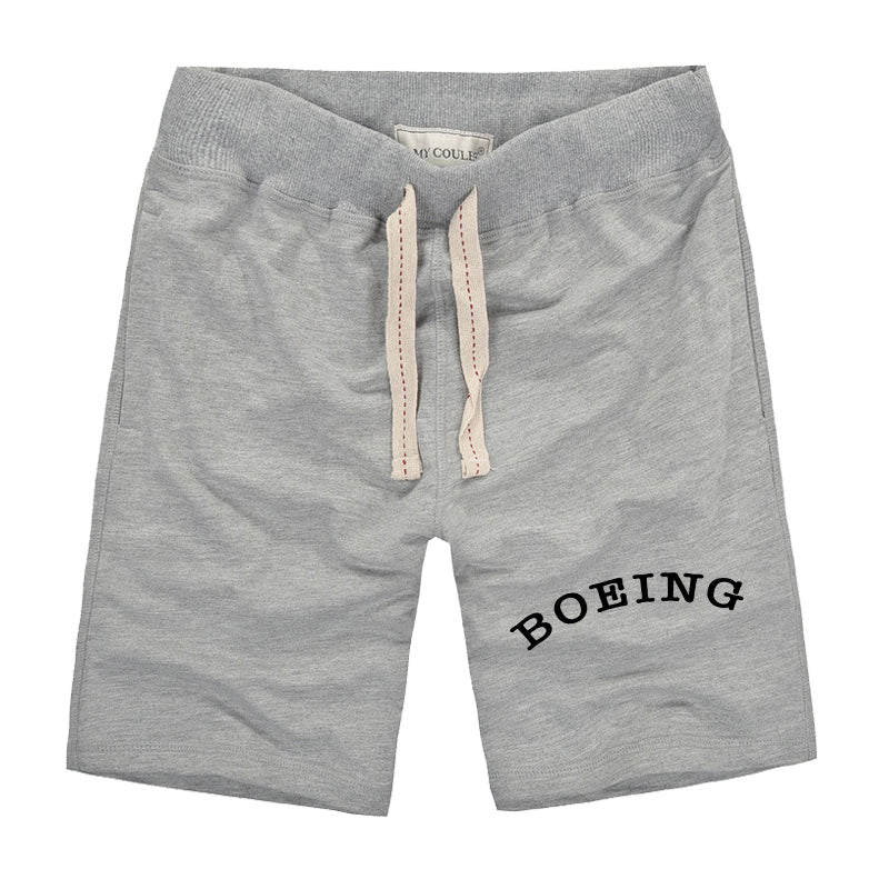 Special BOEING Text Designed Cotton Shorts