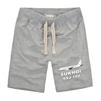 Thumbnail for Sukhoi Superjet 100 Designed Cotton Shorts