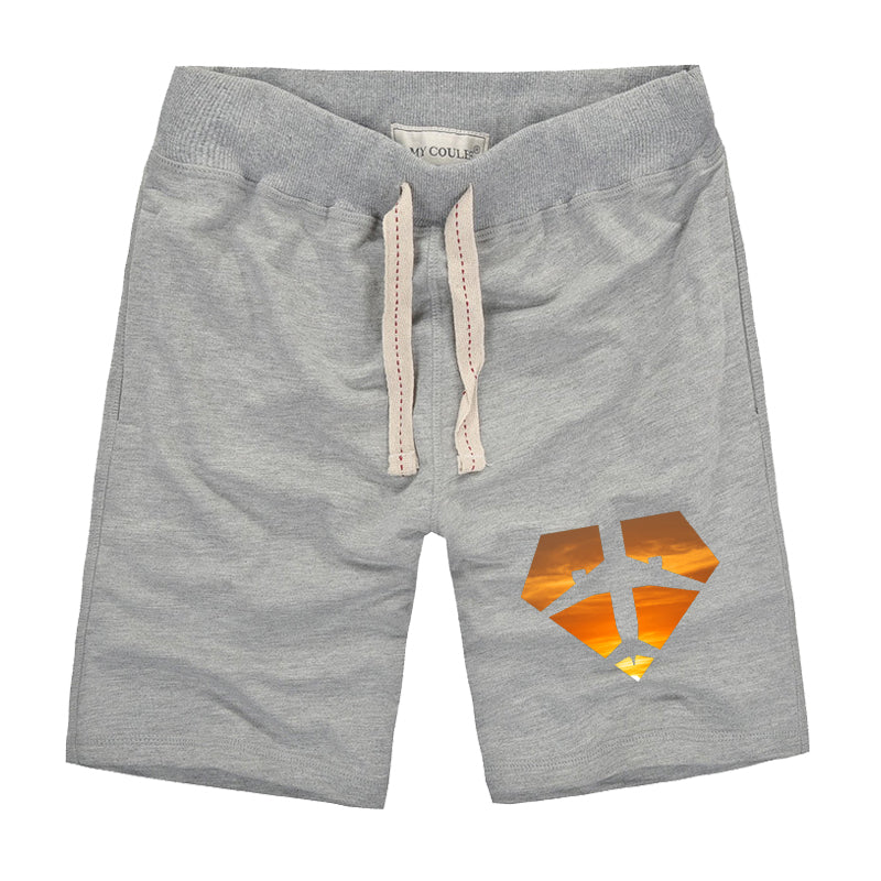 Supermen of The Skies (Sunset) Designed Cotton Shorts
